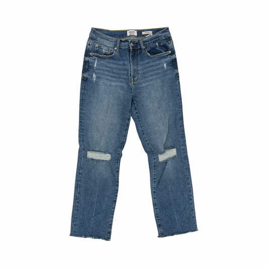 Jeans Straight By Kensie In Blue Denim, Size:6
