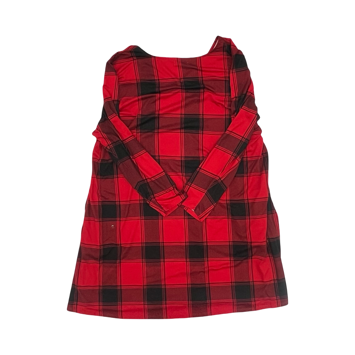 Dress Casual Short By Maurices In Black & Red, Size:2X