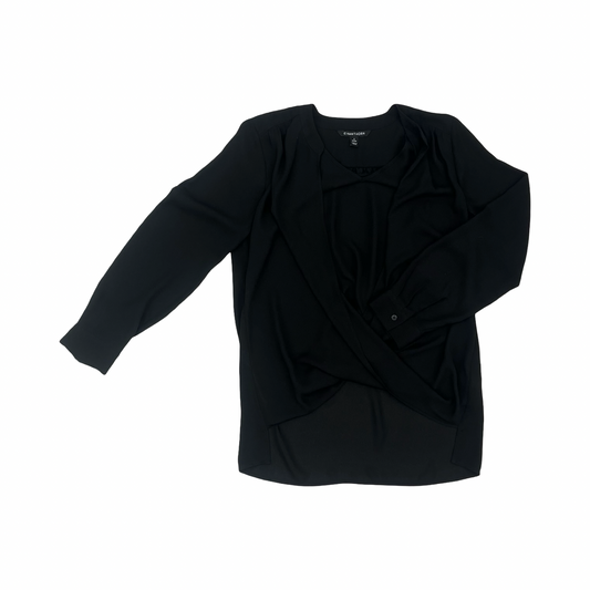 Blouse Ls By 41 Hawthorn In Black, Size:Sp