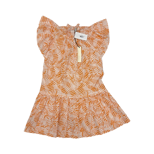 Dress Party Short By Pinch In Orange & White, Size:S