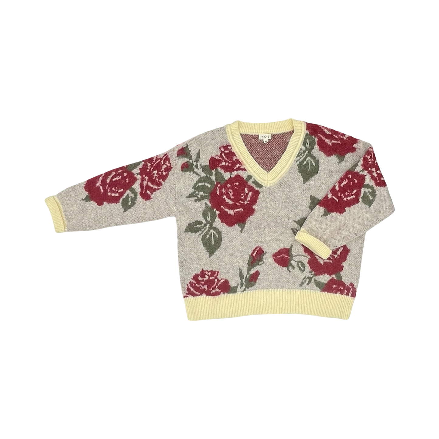 Sweater By Pol In Floral Print, Size:M
