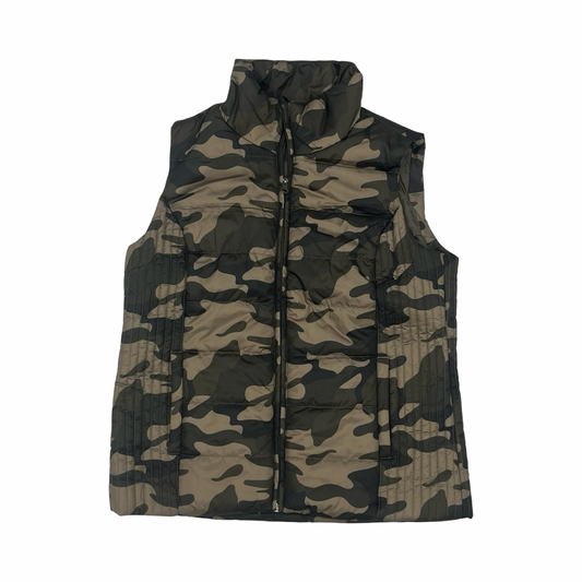 Vest Puffer & Quilted By New York And Co In Camouflage Print, Size:M
