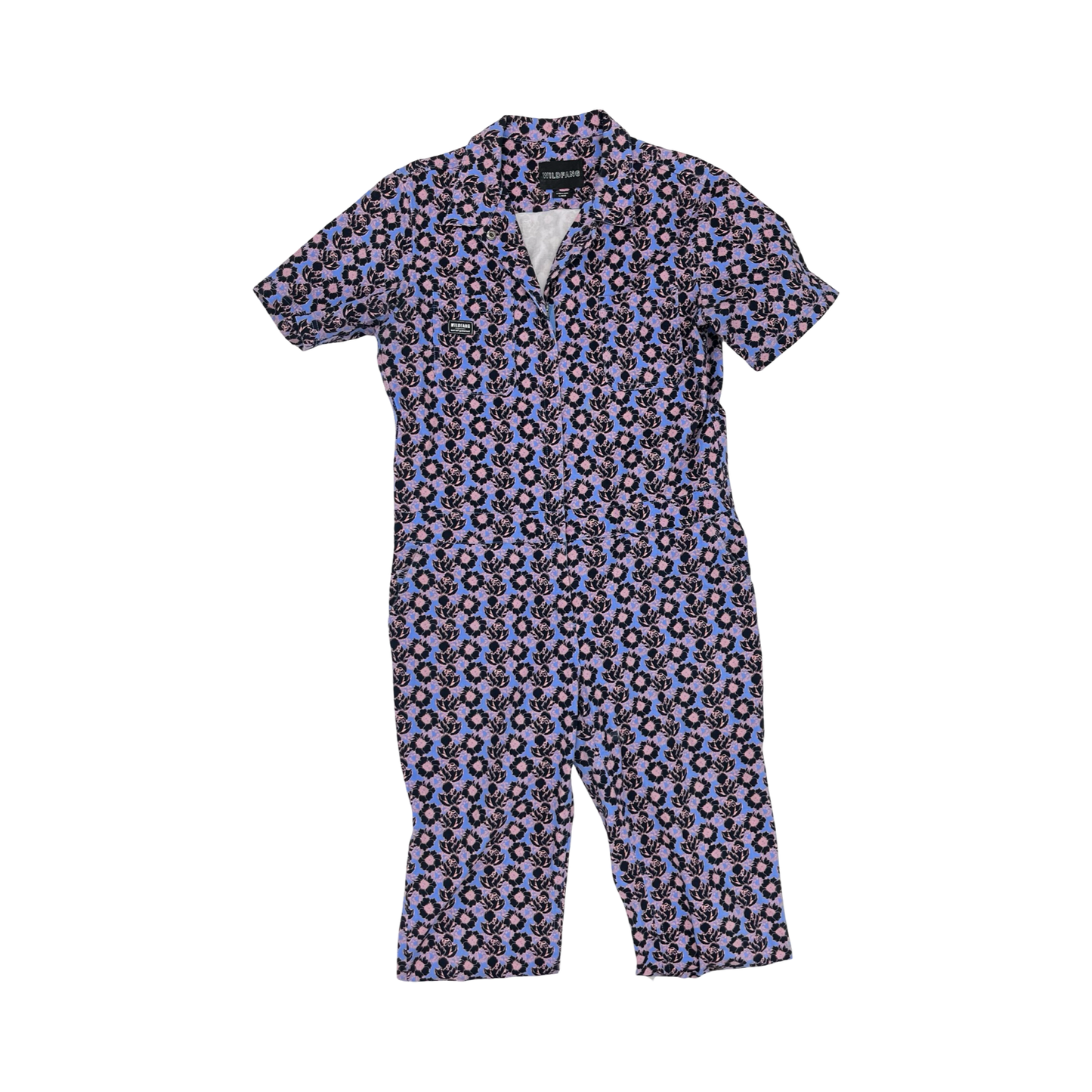 Jumpsuit By Clothes Mentor In Floral Print, Size:L