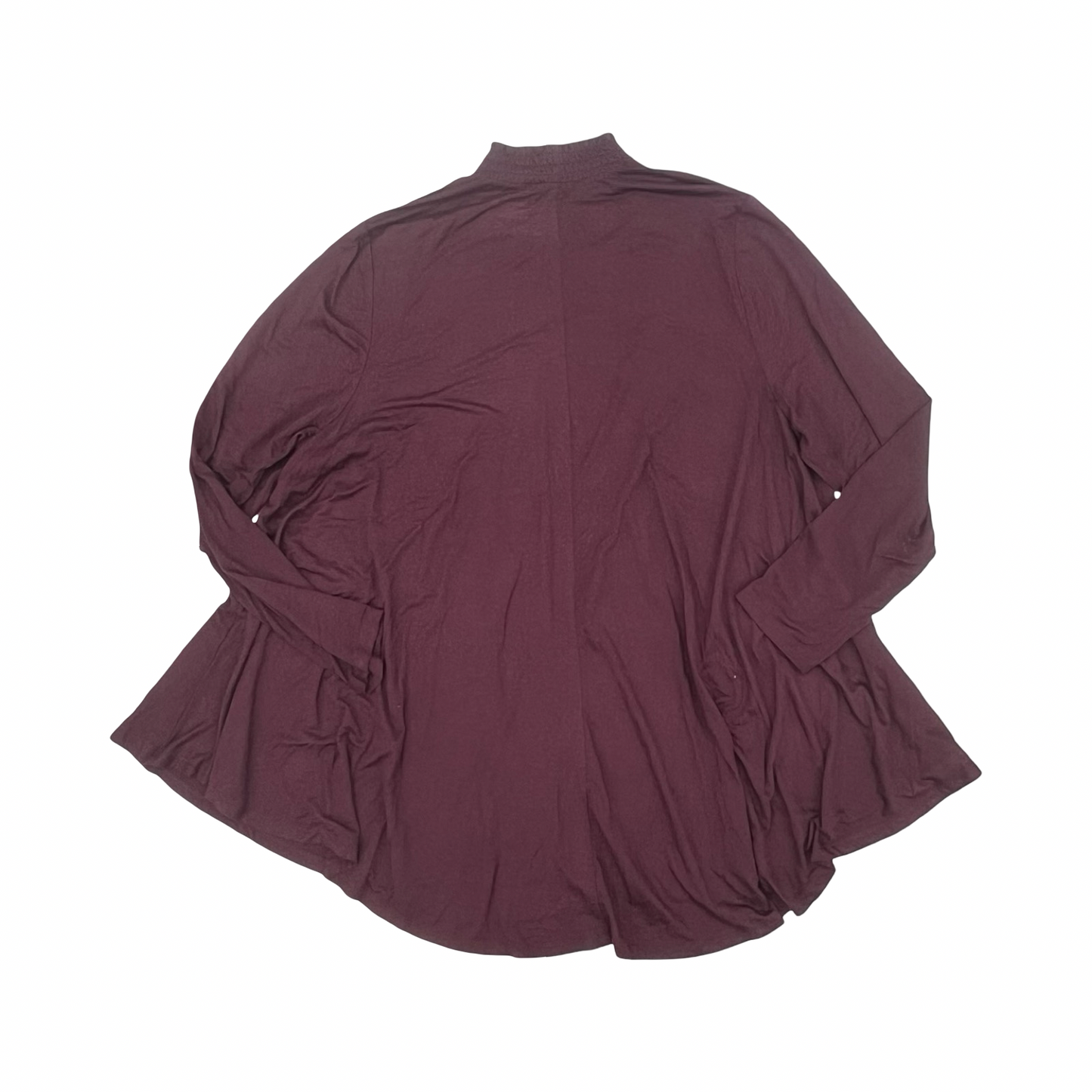 Blouse Ls By Lane Bryant In Purple, Size:3X