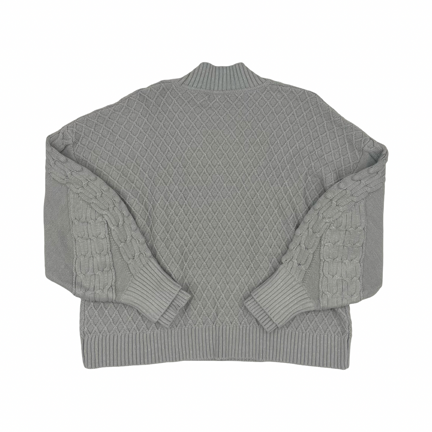 Sweater Designer By Karl Lagerfeld In Grey, Size:Xl