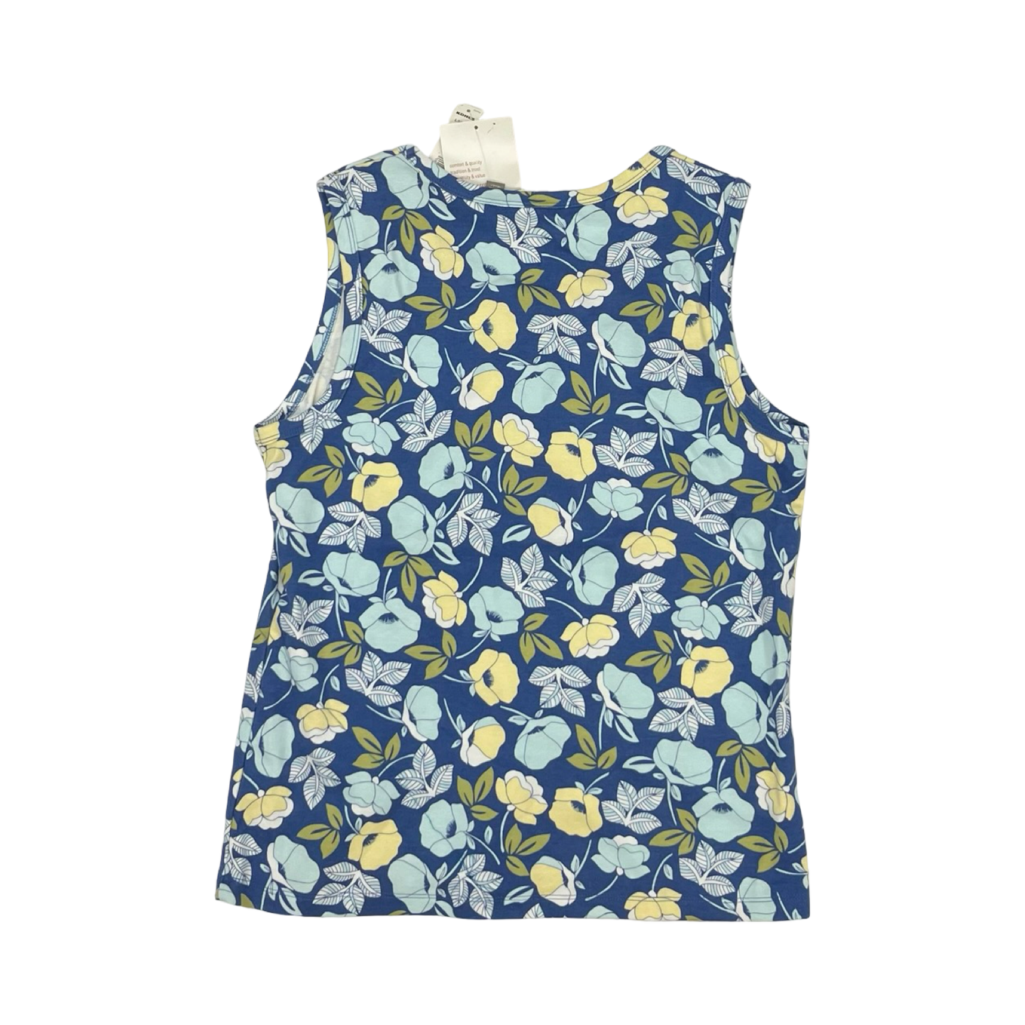 Top Sleeveless By Croft And Barrow In Blue, Size:L