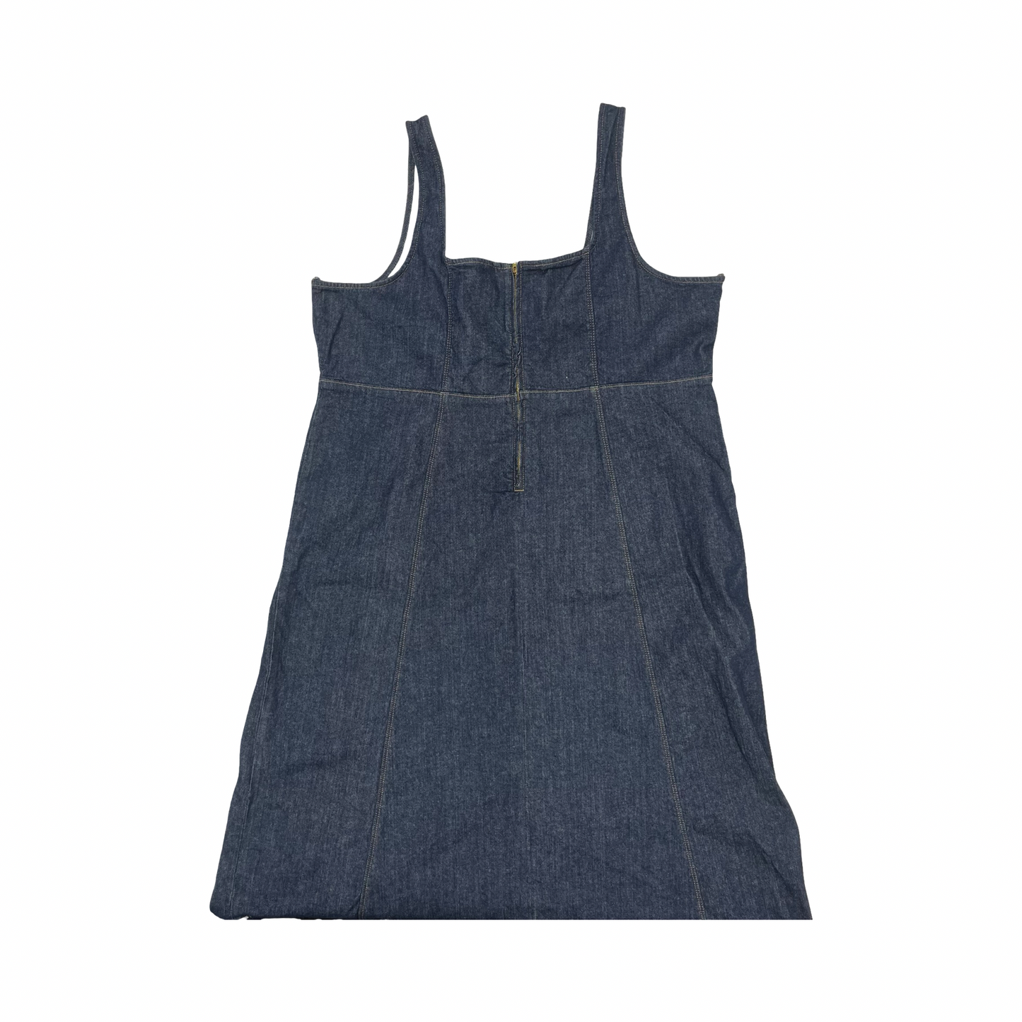 Dress Casual Midi By Old Navy In Blue Denim, Size:Xxl