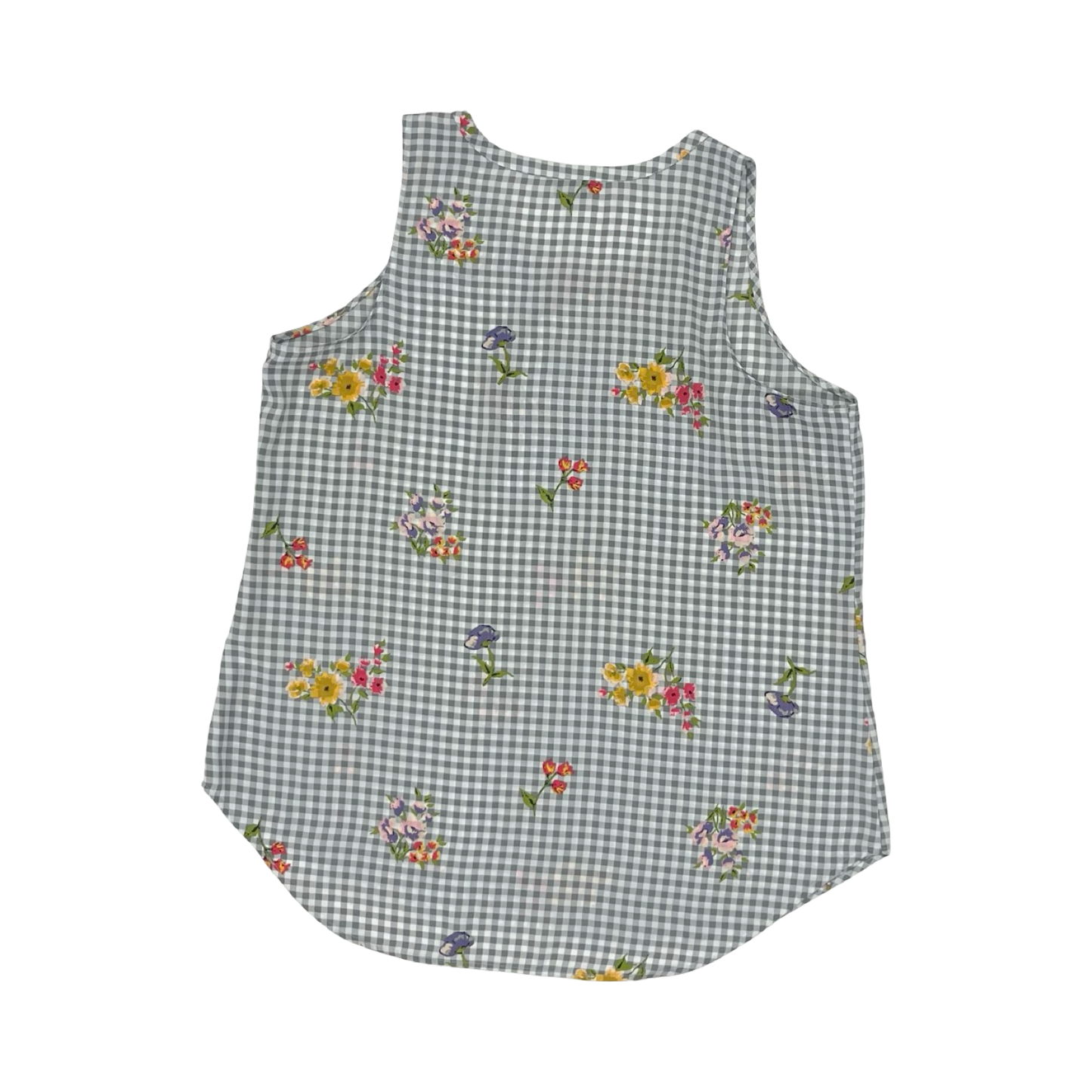 Blouse Sleeveless By Van Heusen In Floral Print, Size:L