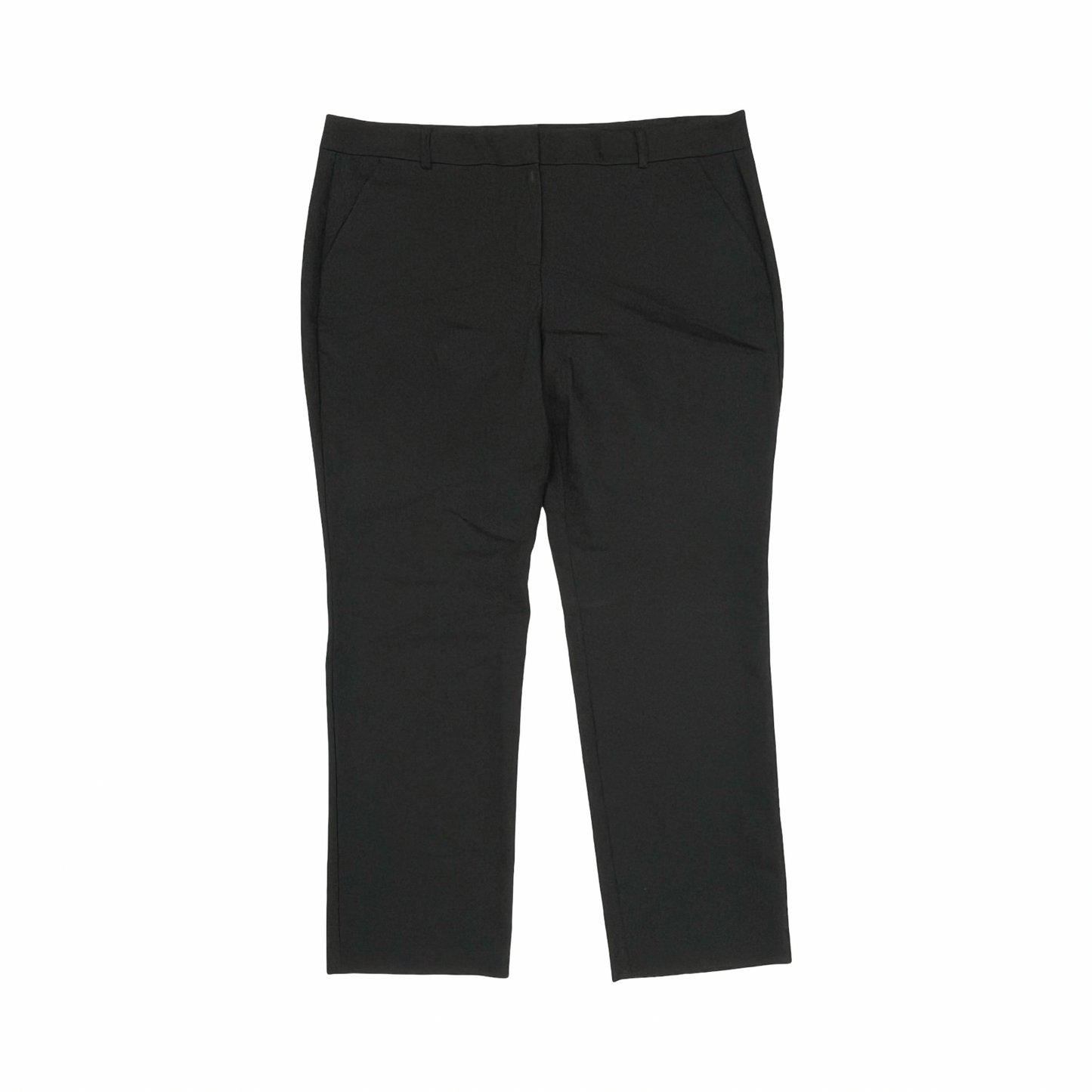 Jeans Straight By Lee In Black Denim, Size:18