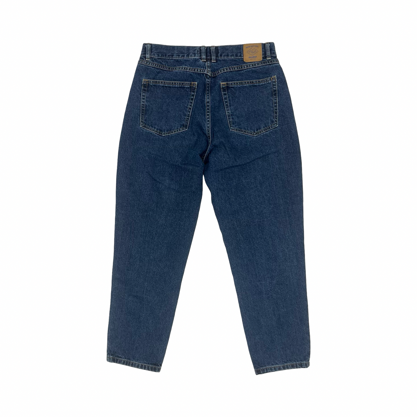 Jeans Straight By Pull&Bear In Blue Denim, Size:14