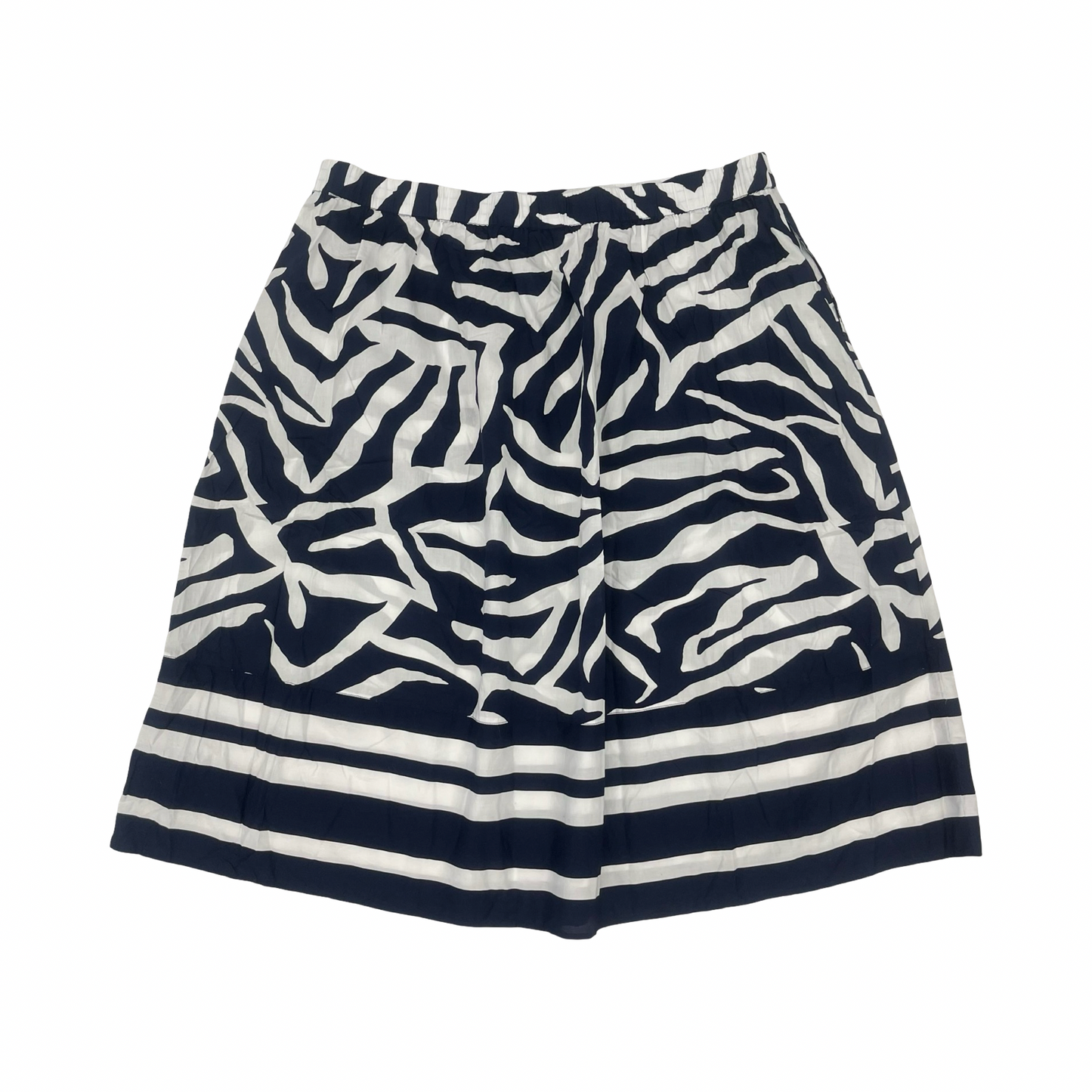 Skirt Midi By Lane Bryant In Blue & White, Size:3X