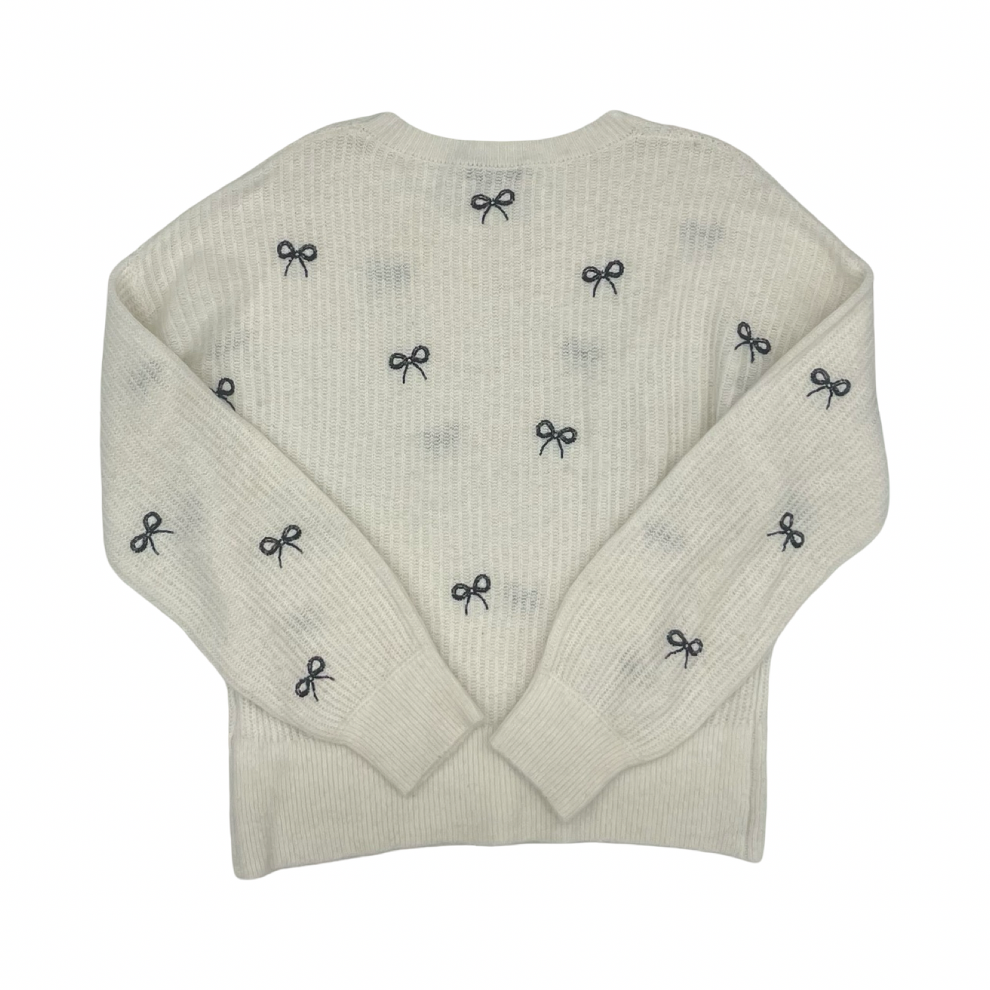 Sweater By Vineyard Vines In Black & Cream, Size:M