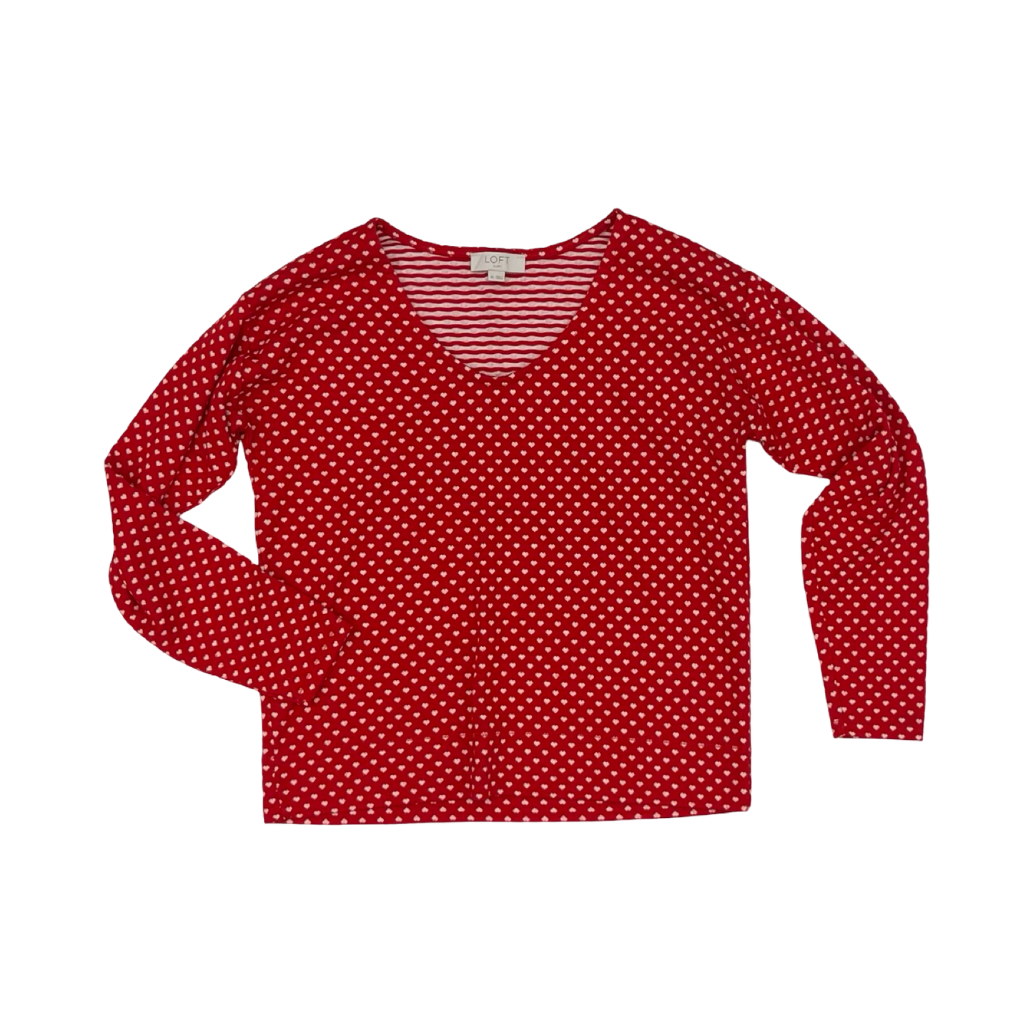 Top Ls By Loft In Red, Size:Xs