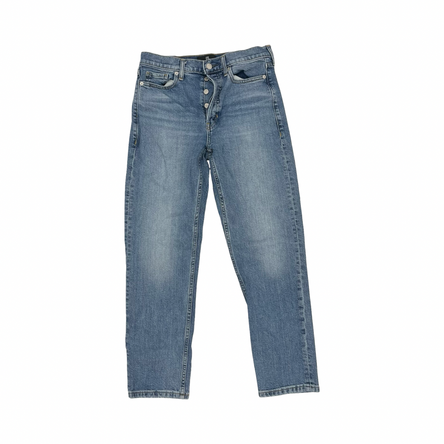 Jeans Straight By Banana Republic In Blue Denim, Size:6
