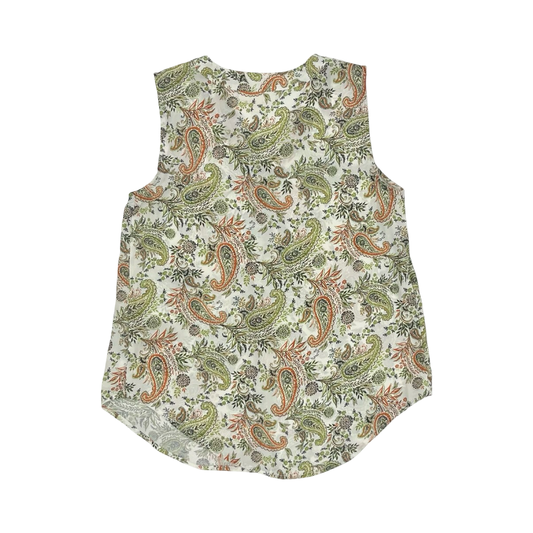 Blouse Sleeveless By Emaline In Floral Print, Size:S