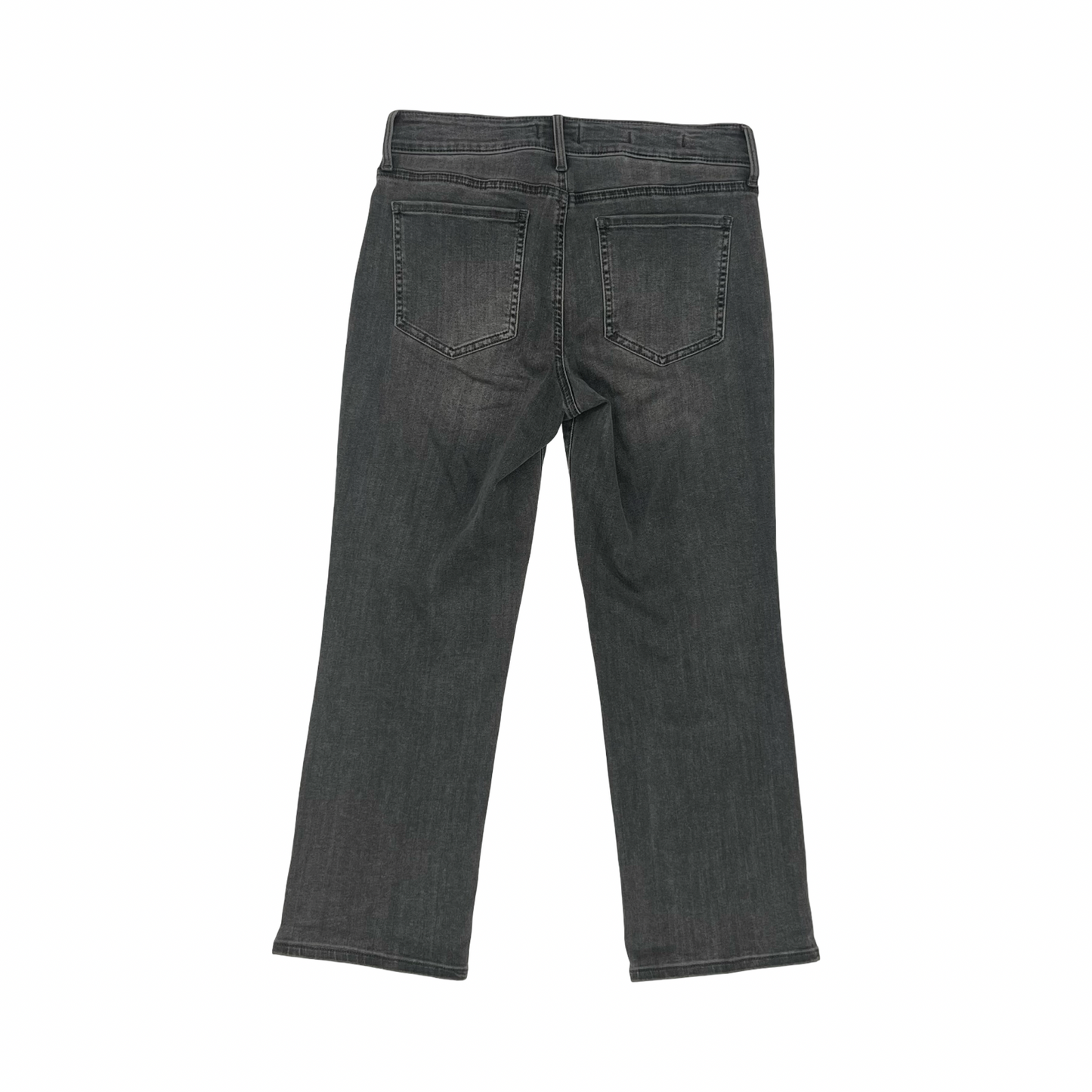 Jeans Straight By Not Your Daughters Jeans In Black Denim, Size:6P