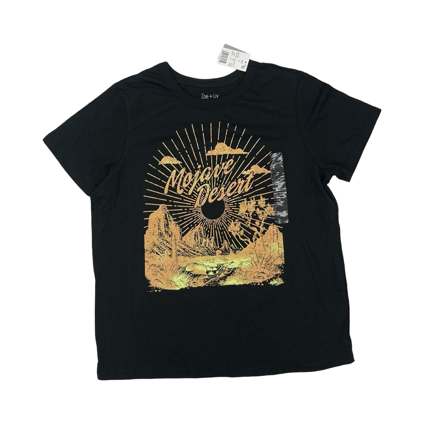 Top Ss By Zoe And Liv In Black & Brown, Size:L