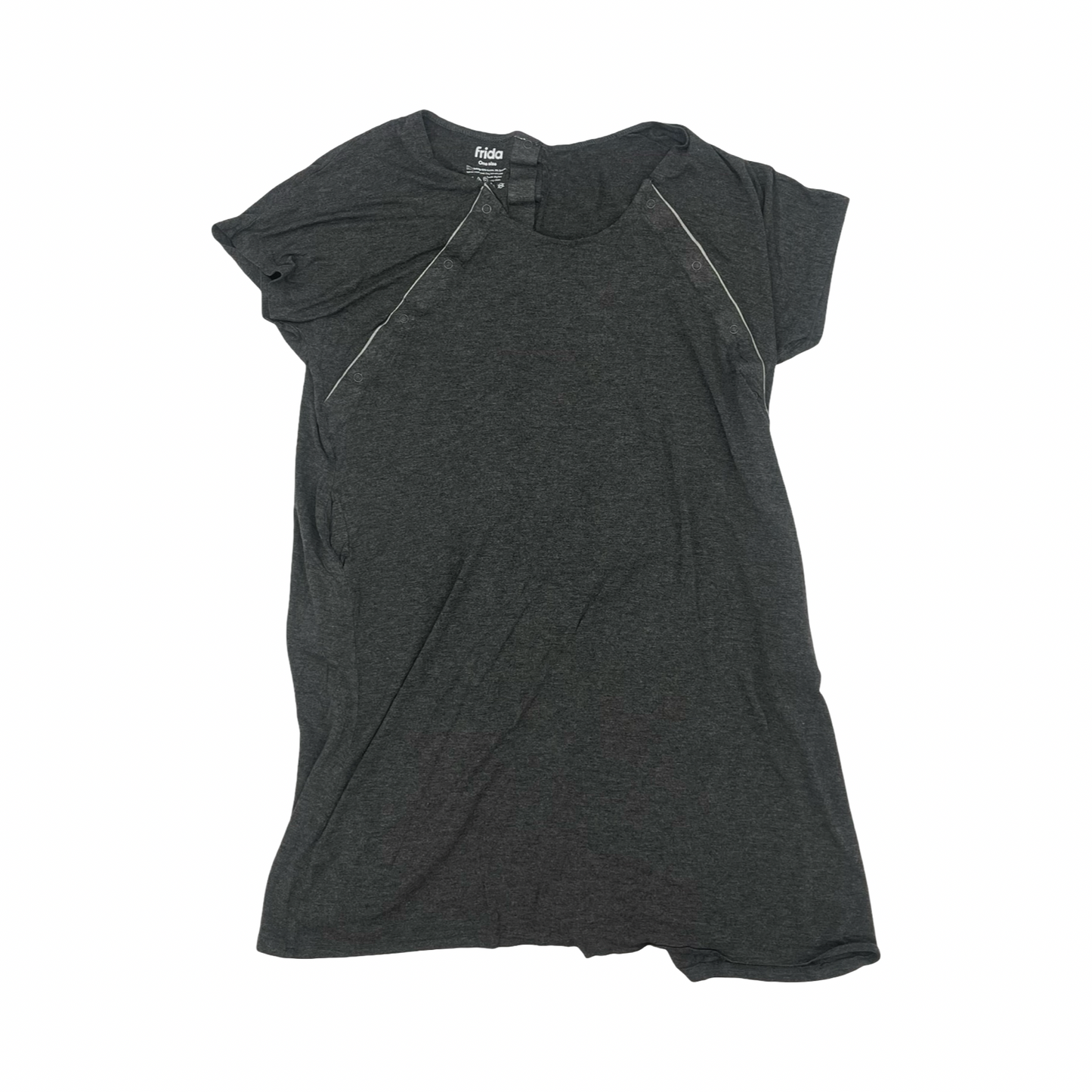 Mat Night Gown By Clothes Mentor In Grey, Size:Osfm