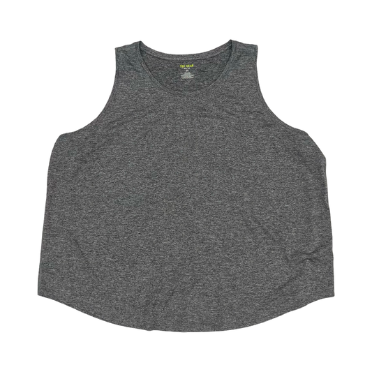 Athletic Tank Top By Tek Gear In Grey, Size:3X