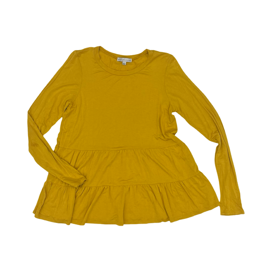 Top Ls By Moa Moa In Yellow, Size:L