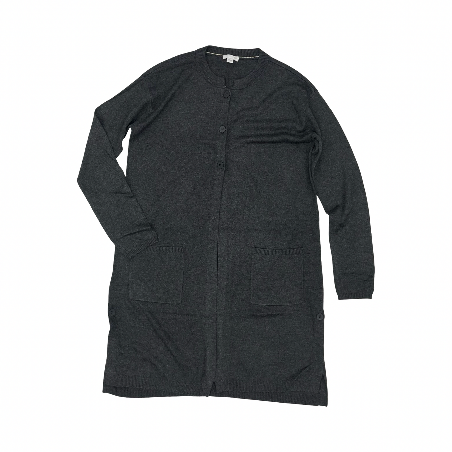 Sweater Cardigan By J. Jill In Grey, Size:S