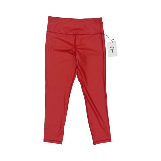 Athletic Leggings By Zyia In Red, Size:L