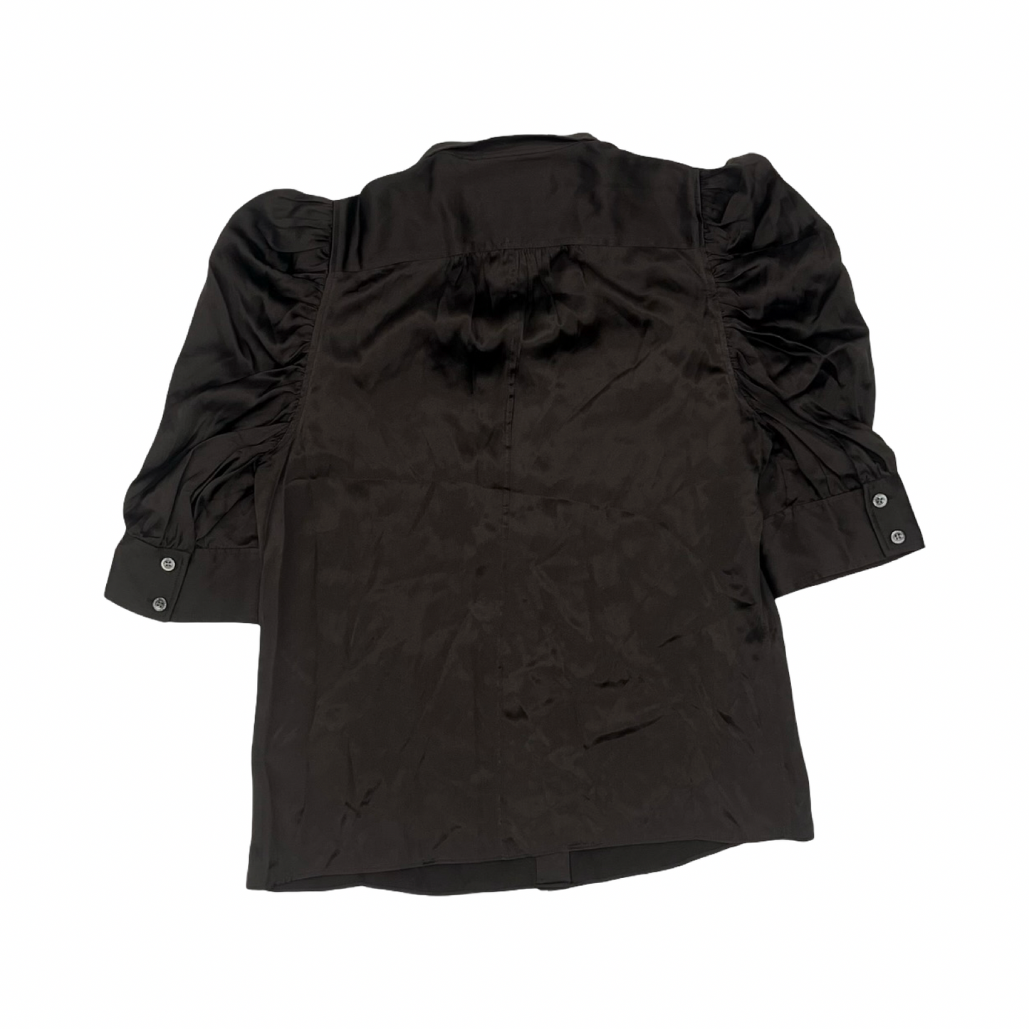 Blouse Ss By Frame In Brown, Size:S