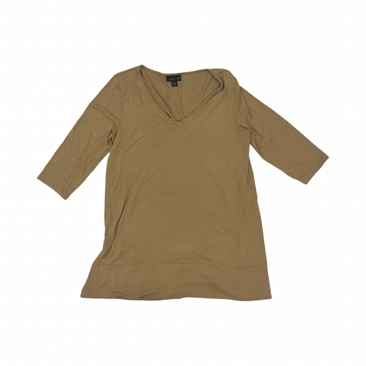 Top 3/4 Sleeve By J. Jill In Brown, Size:Xsp