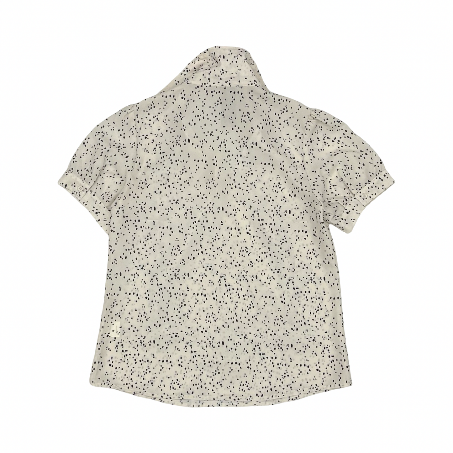 Blouse Ss By Cmf In Black & Cream, Size:Xs
