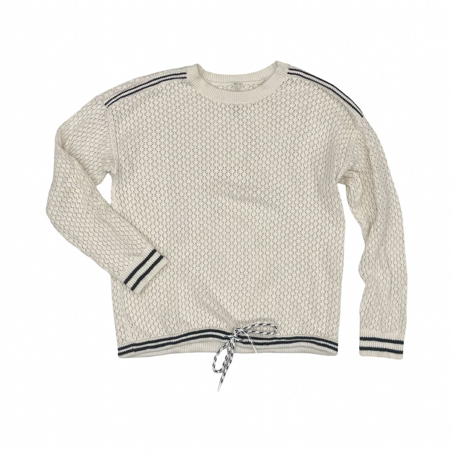 Sweater By Lou And Grey In Black & Cream, Size:L