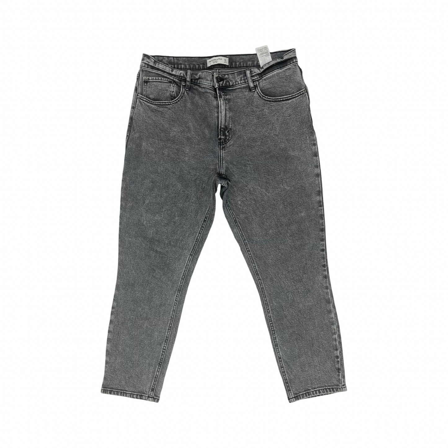 Jeans Skinny By Abercrombie And Fitch In Black Denim, Size:14