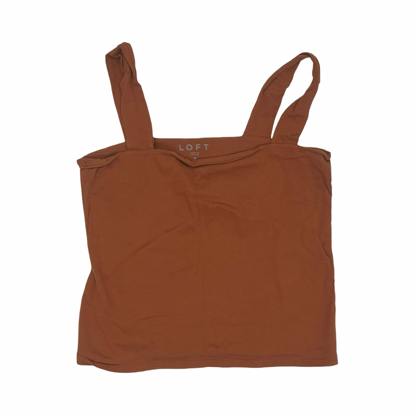 Tank Top By Loft In Brown, Size:M