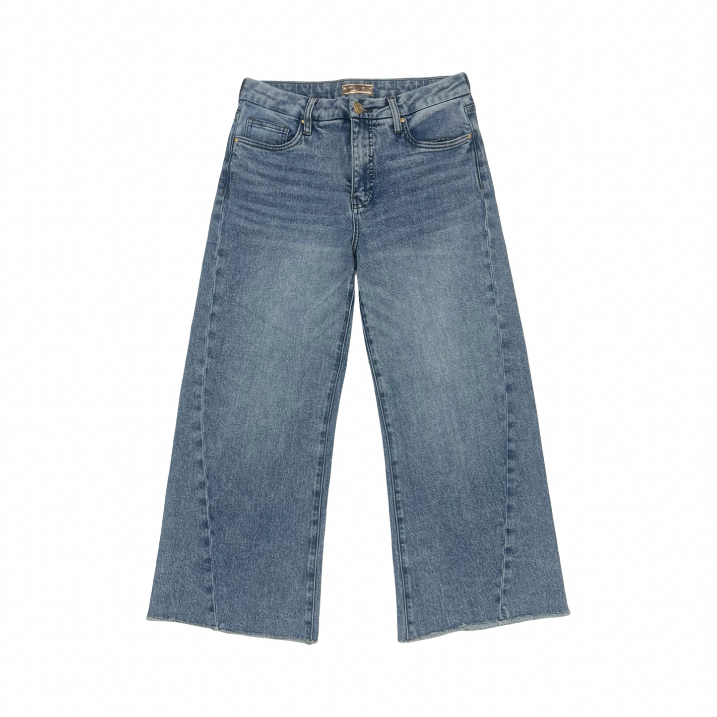Jeans Wide Leg By Kut In Blue Denim, Size:4