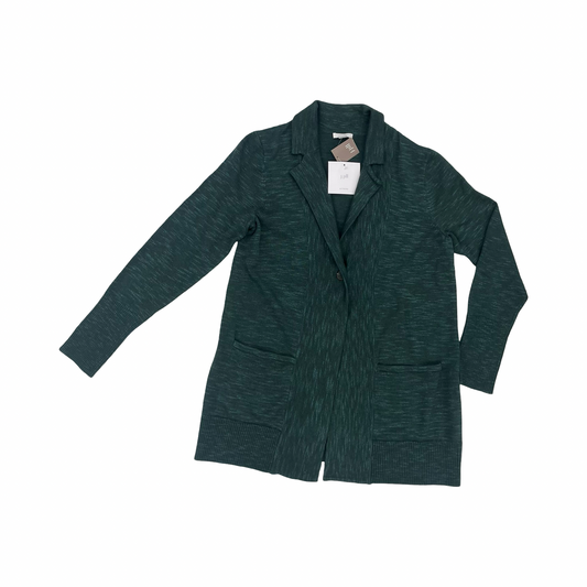 Sweater Cardigan By J. Jill In Green, Size:S
