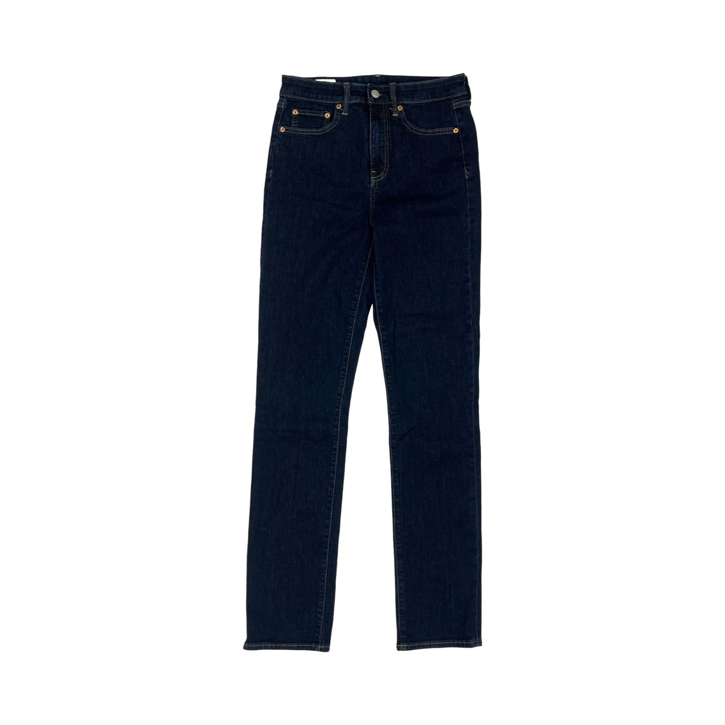 Jeans Straight By Gap In Blue Denim, Size:6L
