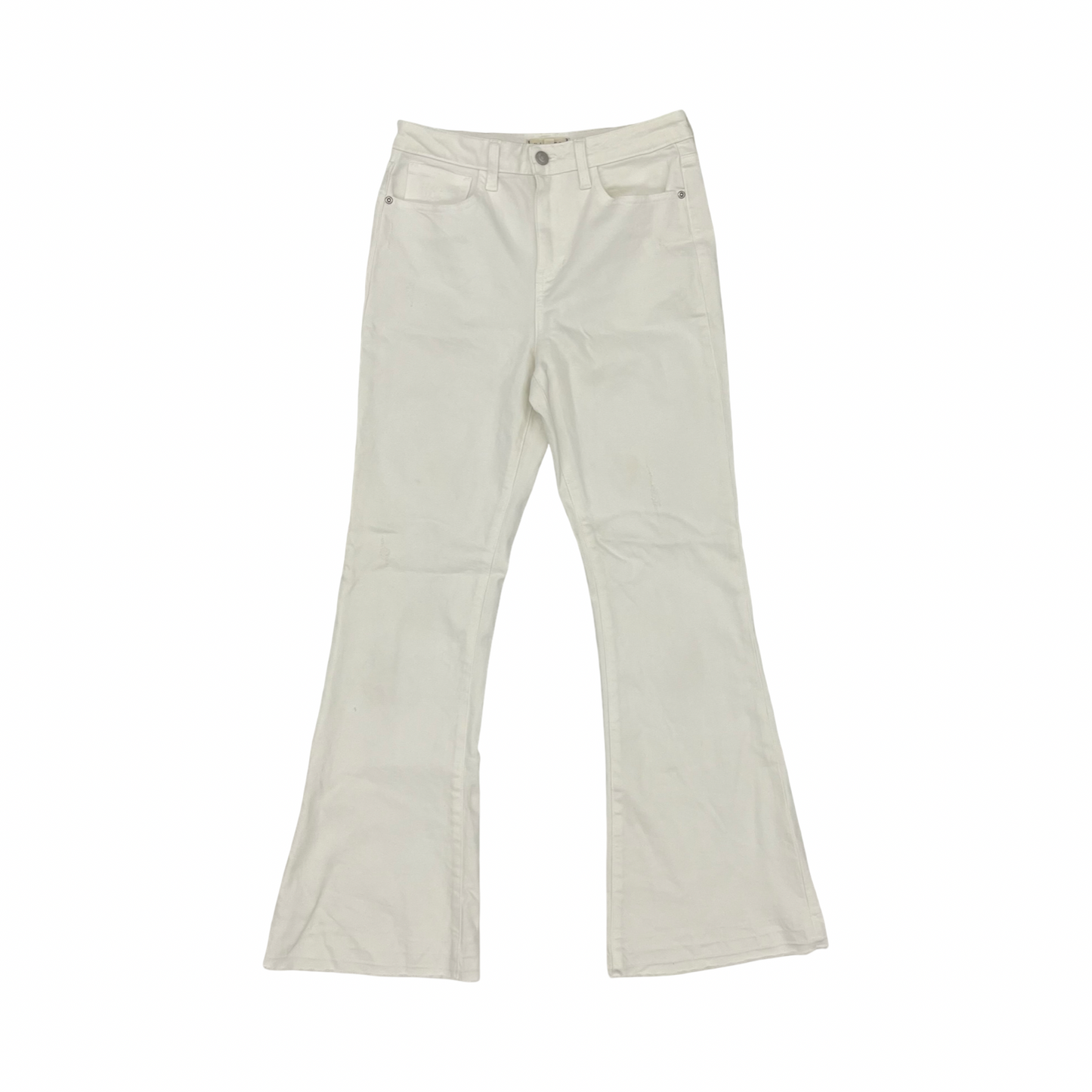 Jeans Flared By Harper In White Denim, Size:4