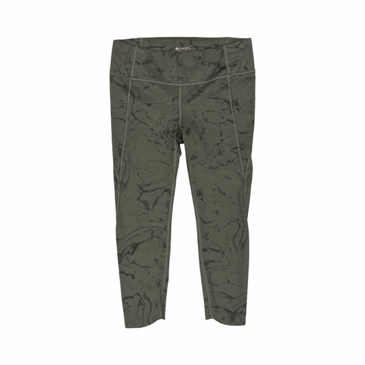 Athletic Leggings Capris By Athleta In Green, Size:Mp