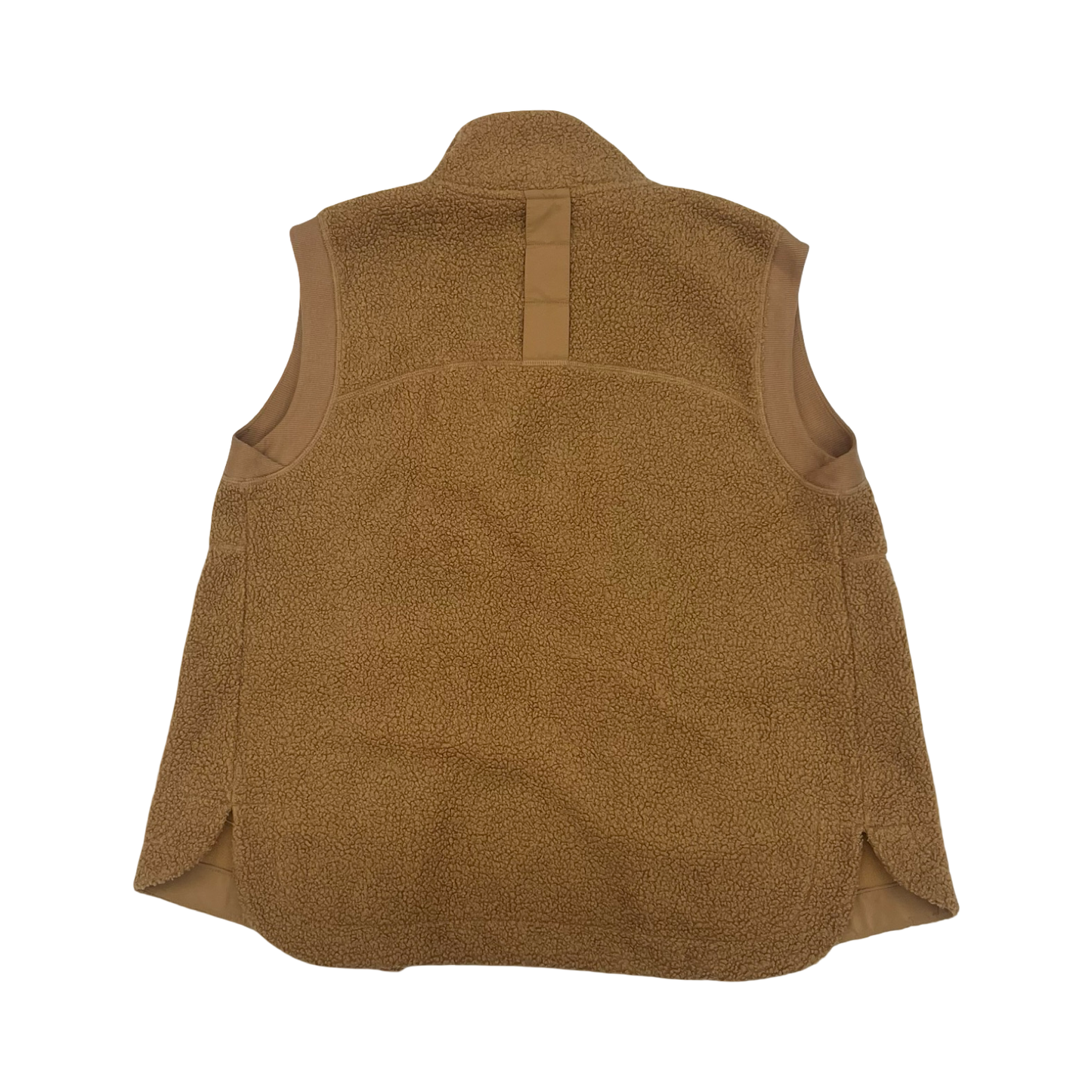 Vest Faux Fur & Sherpa By Flx In Brown, Size:M