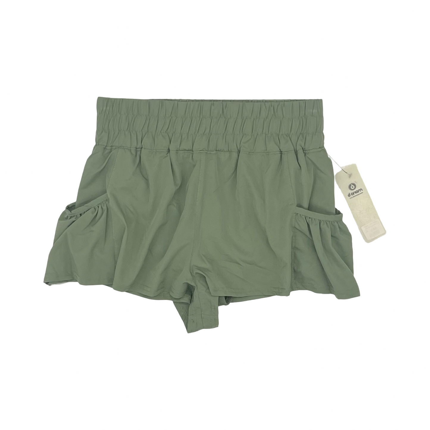 Athletic Shorts By Mono B In Green, Size:S