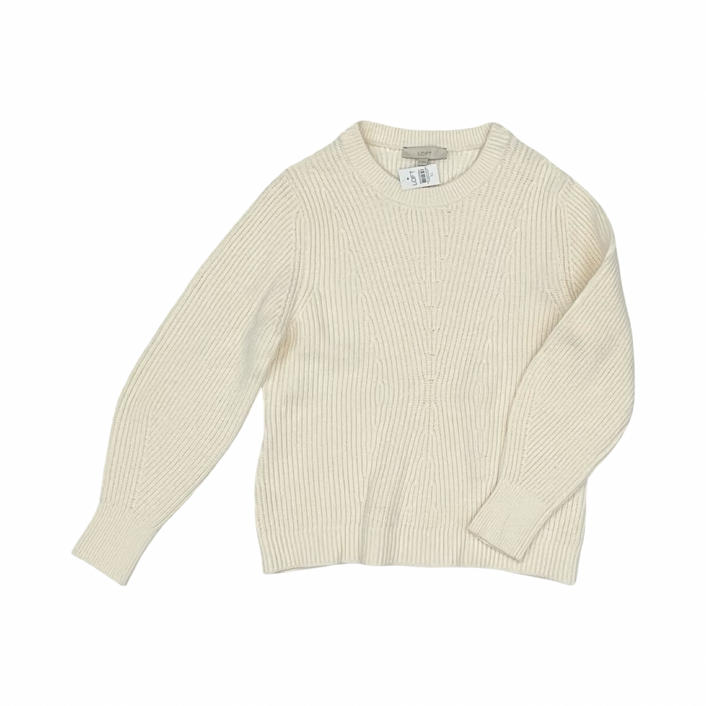 Sweater By Loft In Cream, Size:Xl