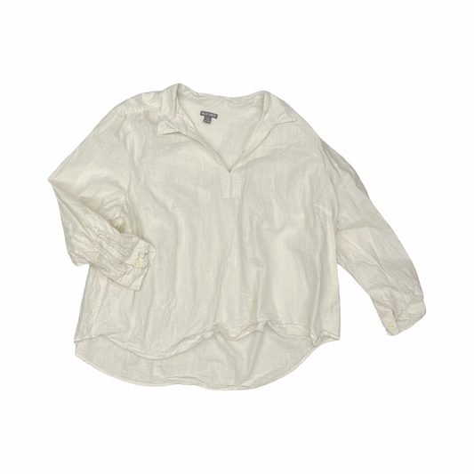 Top Ls By Falls Creek In Cream, Size:3X