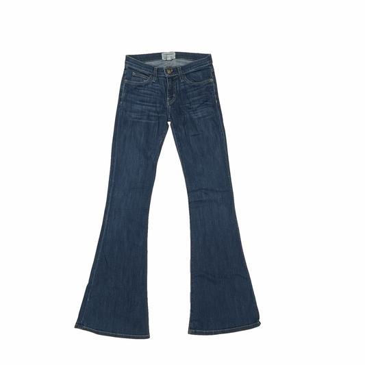 Jeans Flared By Current Elliott In Blue Denim, Size:0