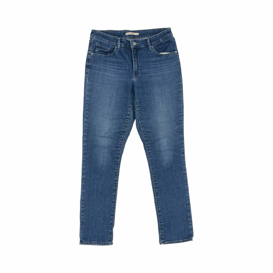 Jeans Skinny By Studio Blue In Blue Denim, Size:12