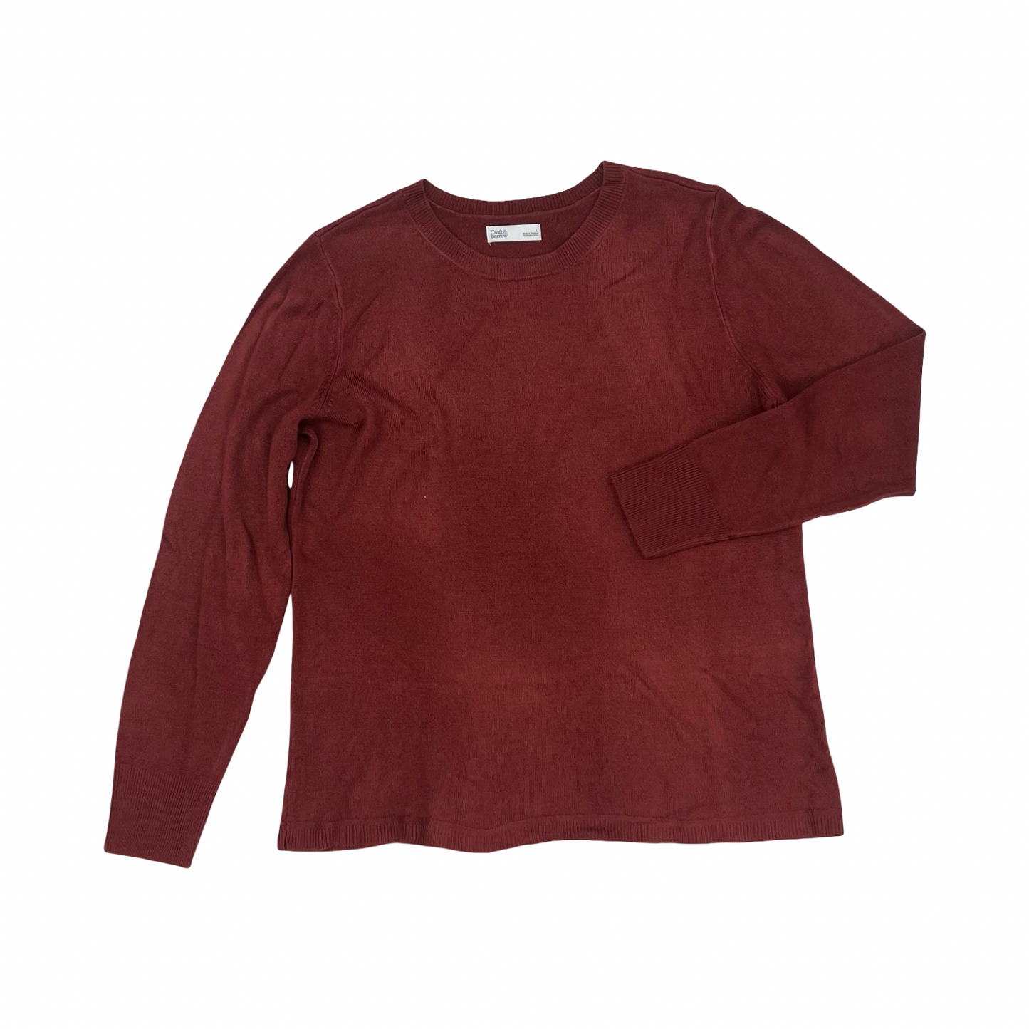 Sweater By Croft And Barrow In Red, Size:L