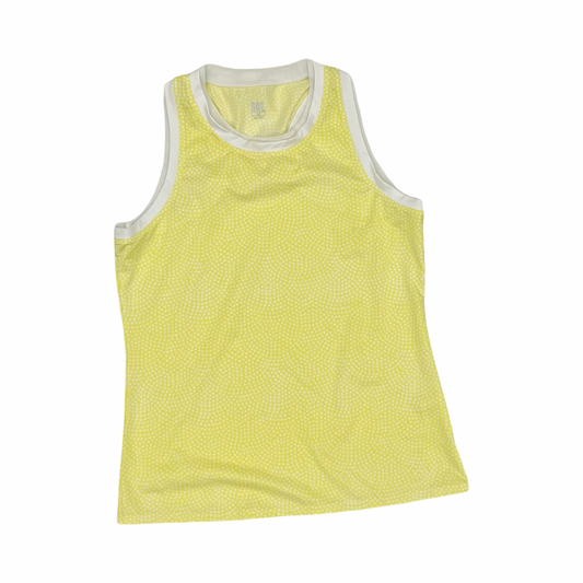 Athletic Tank Top By Tail In Yellow, Size:M