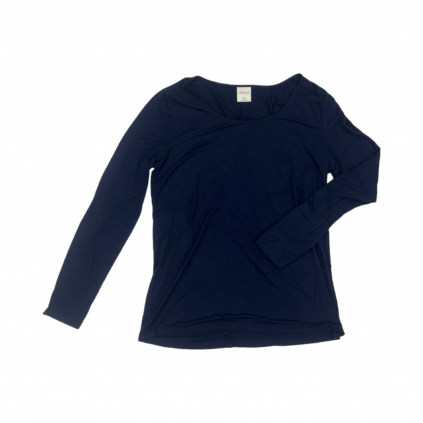 Top Ls Basic By Soma In Blue, Size:Xs