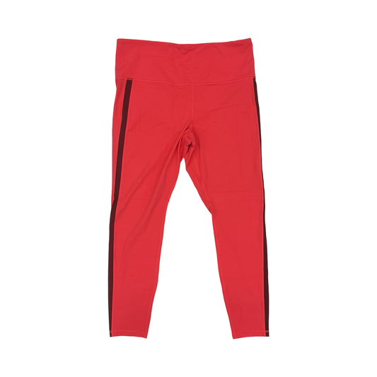 Athletic Leggings By Athleta In Coral, Size:Xl