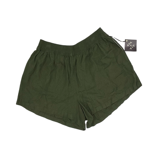 Shorts By Ava & Viv In Green, Size:3X
