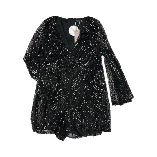 Dress Party Short By Boohoo Boutique In Black, Size:16