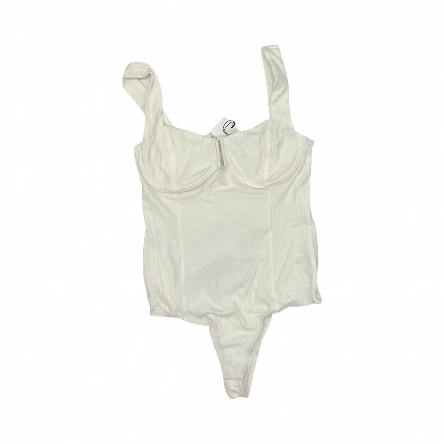 Bodysuit By Promesa In White, Size:S